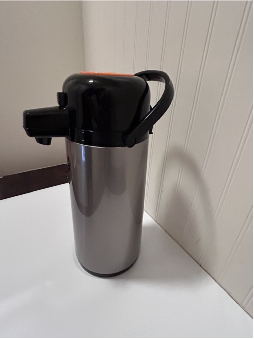 Grindmaster Stainless Steel Silver Airpot Vacuum Coffee Dispenser Pump Lid - Picture 11 of 12